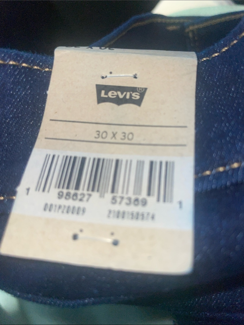 Levi’s 318 Shaping Wide Leg Jeans NWT Dark Wash High Rise Size 30x30 - Picture 7 of 8